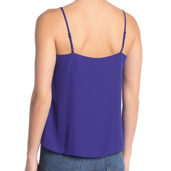 Socialite V-neck Cami (royal blue/purple, sz L) - Picture 2 of 7